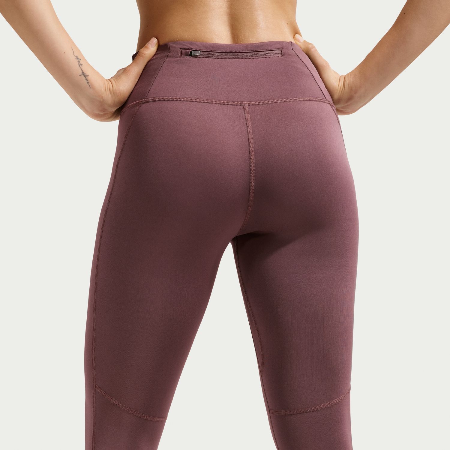 Leggings de Mulher Tempo Swoosh Run Roxo-4