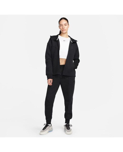 Sweatshirt de Mulher Sportswear Tech Fleece Windrunner Preto-7
