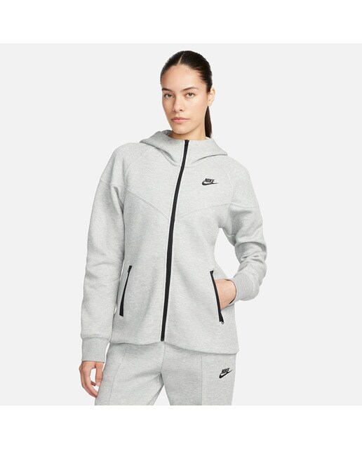 Sweatshirt de Mulher Sportswear Tech Fleece Windrunner Cinzento-1
