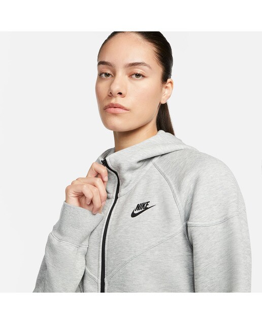 Sweatshirt de Mulher Sportswear Tech Fleece Windrunner Cinzento-3