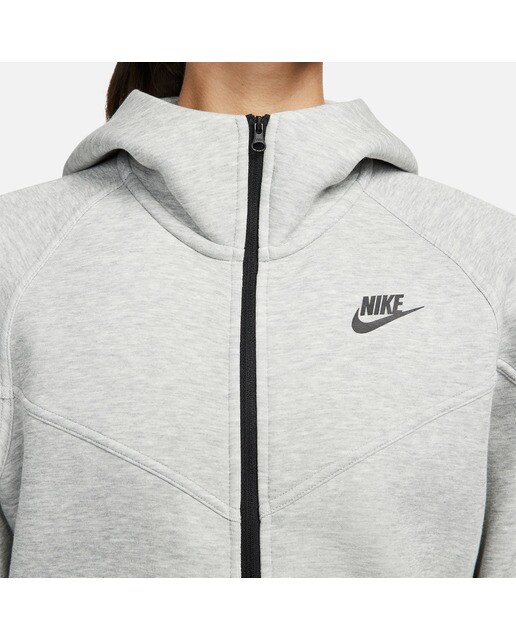 Sweatshirt de Mulher Sportswear Tech Fleece Windrunner Cinzento-4