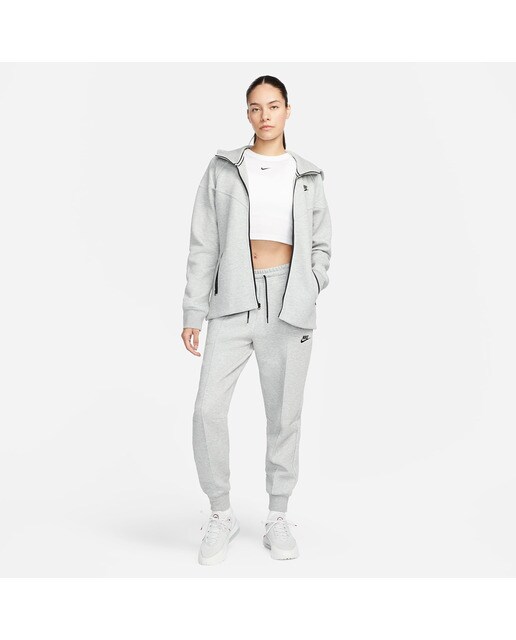 Sweatshirt de Mulher Sportswear Tech Fleece Windrunner Cinzento-6
