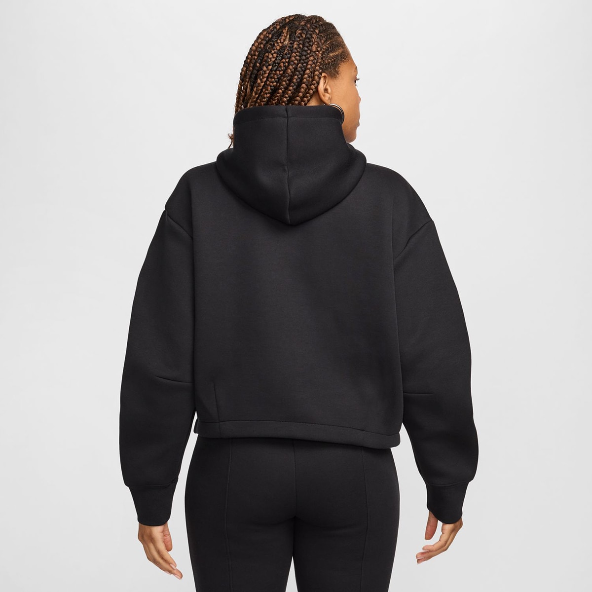 Sweatshirt de mulher Sportswear Tech Fleece Nike Preto-2