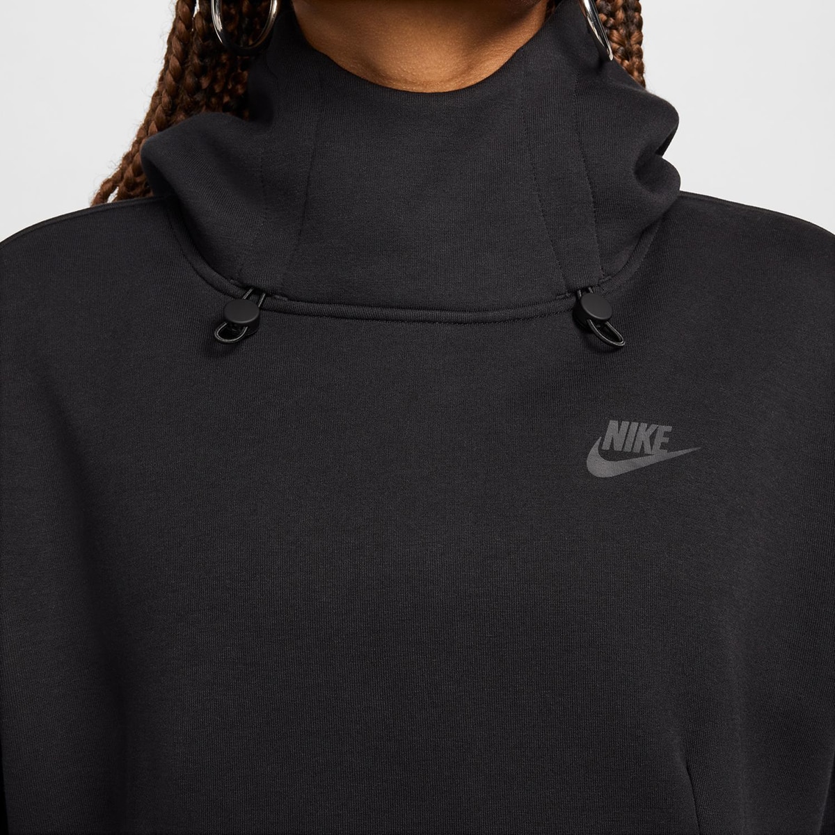 Sweatshirt de mulher Sportswear Tech Fleece Nike Preto-3