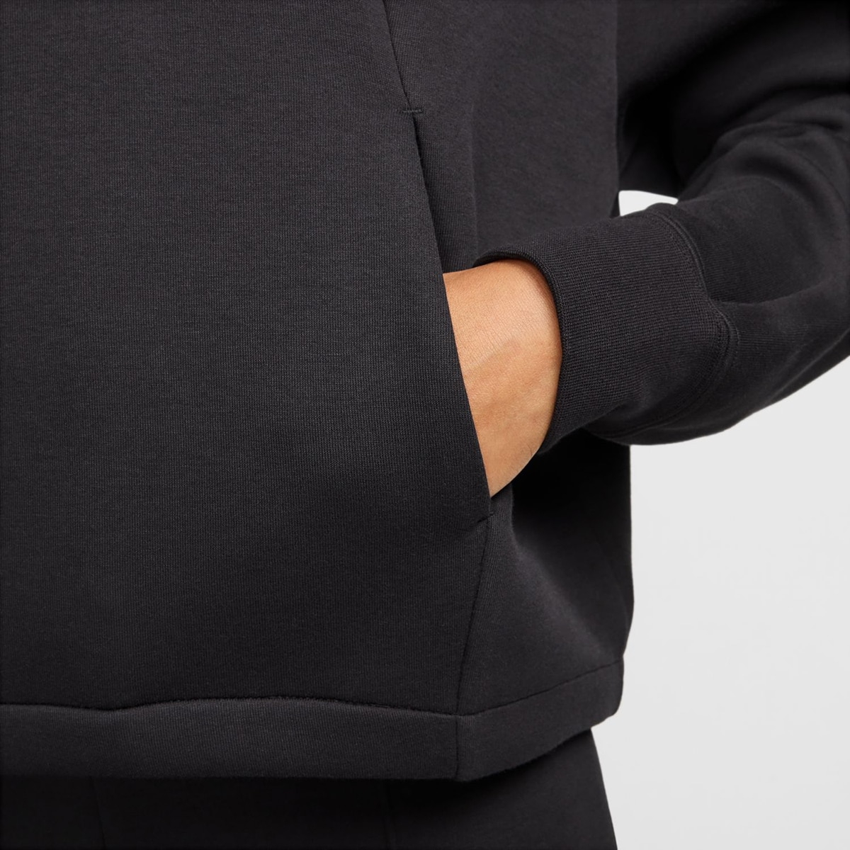 Sweatshirt de mulher Sportswear Tech Fleece Nike Preto-7