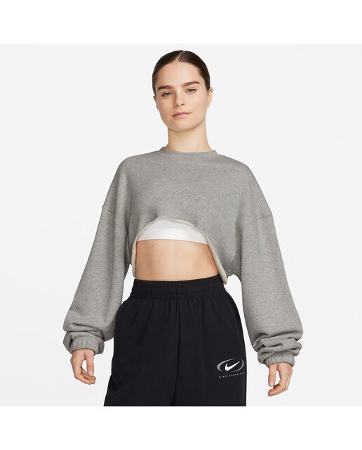 Sweatshirt de Mulher Sportswear Dance Cinzento-1