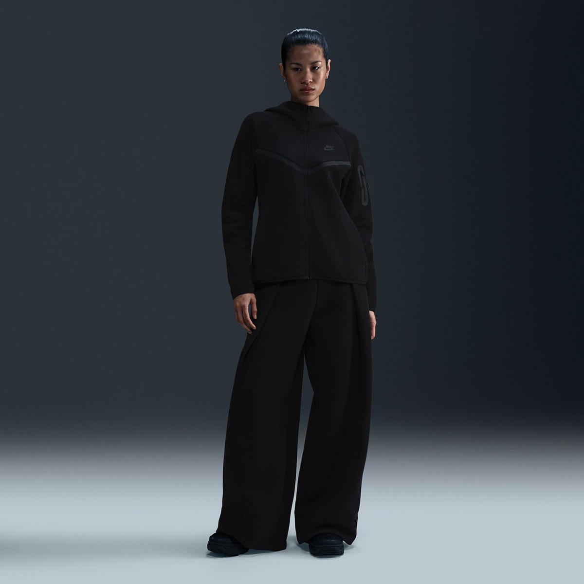 Sweatshirt Sportswear Tech Fleece Windrunner Preto-1