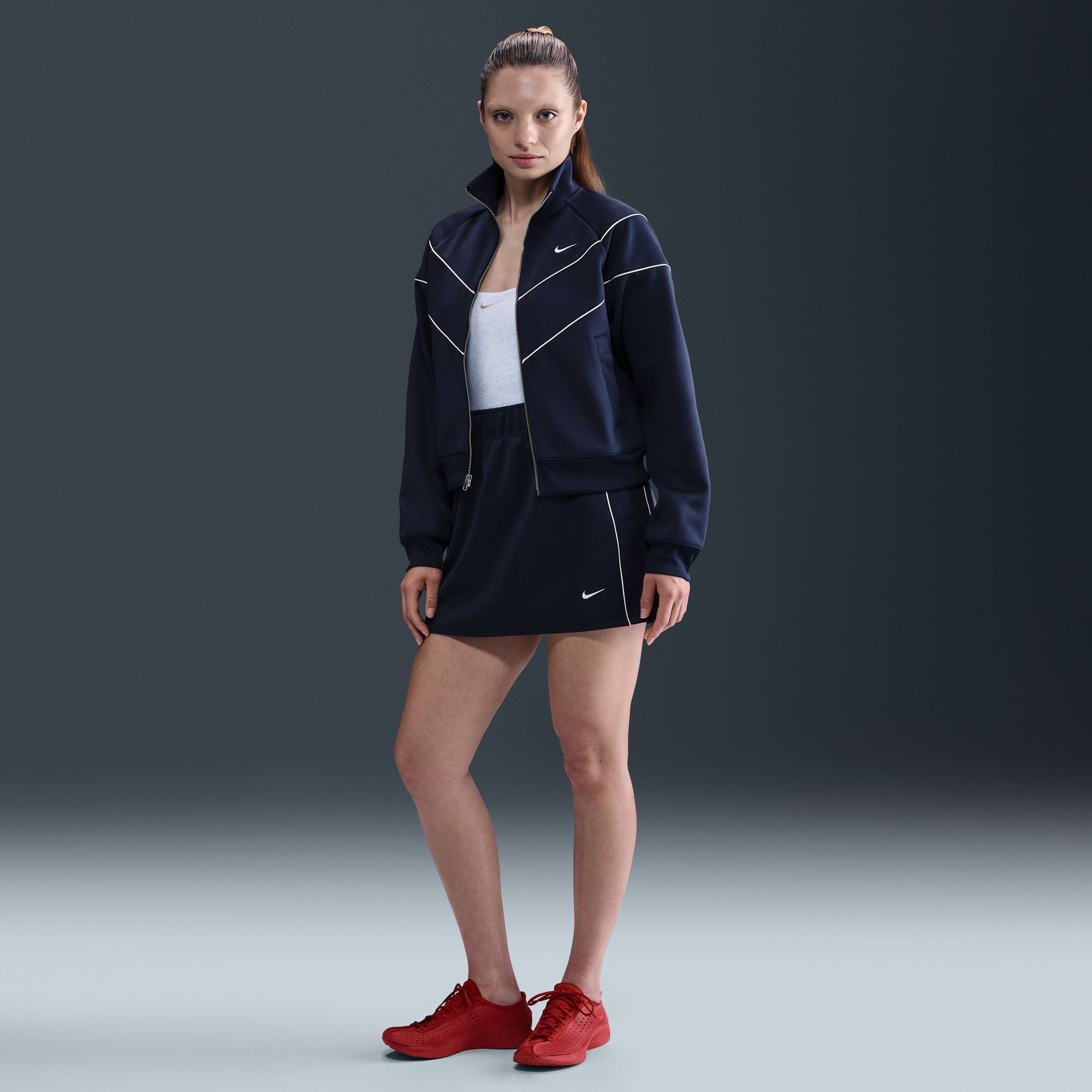 Sweatshirt de Mulher Sportswear Windrunner Azul-marinho-1