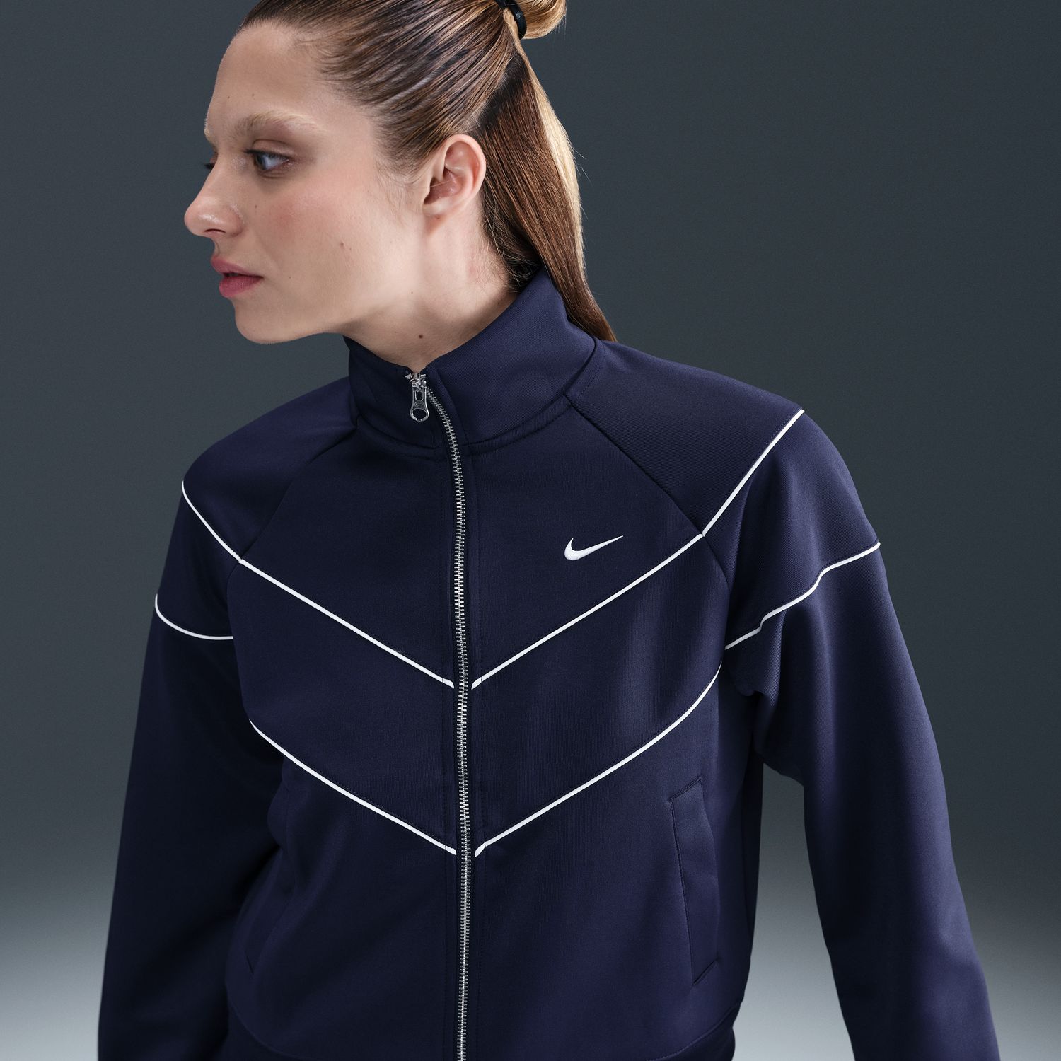 Sweatshirt de Mulher Sportswear Windrunner Azul-marinho-3