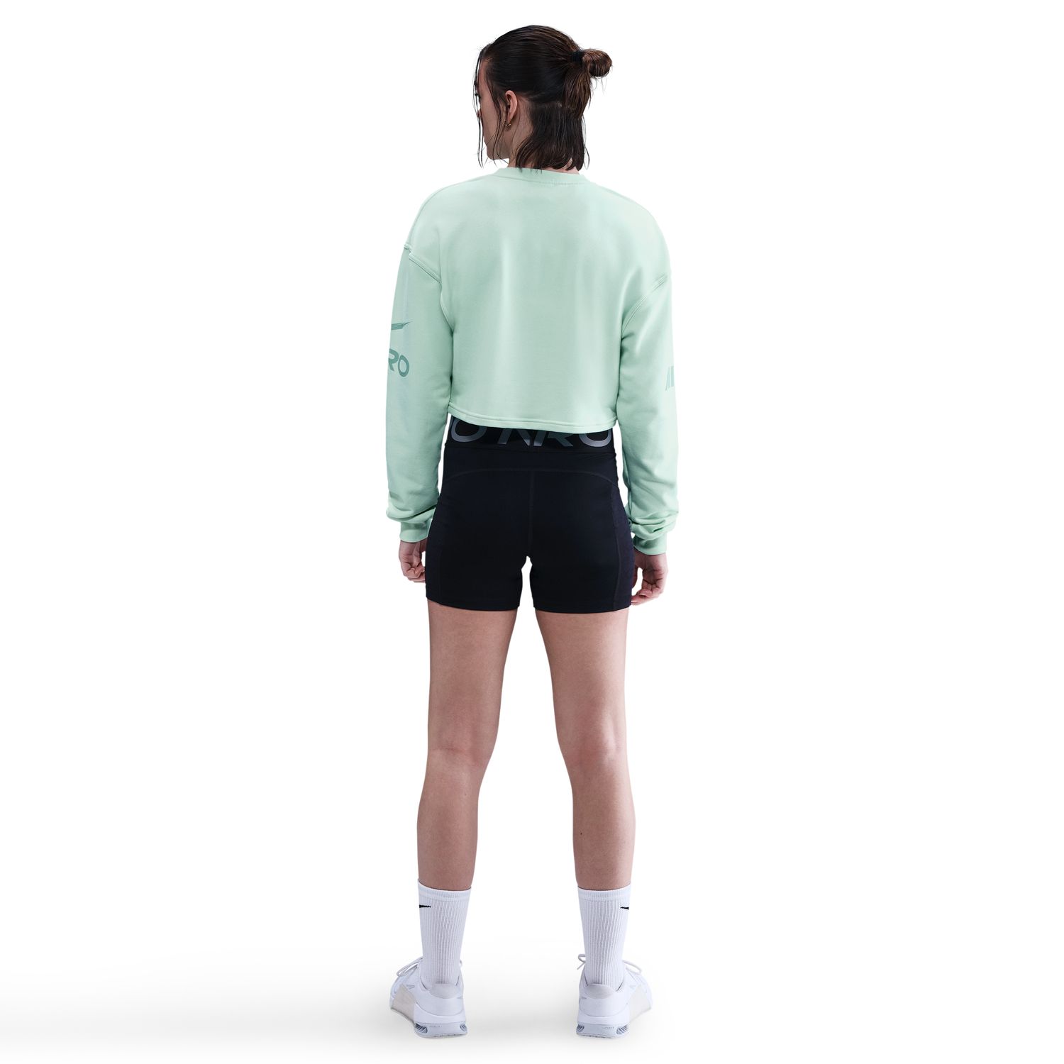 Sweatshirt de mulher Pro Nike Verde-2