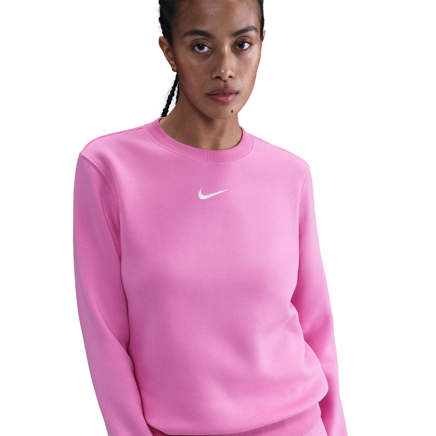 Sweatshirt de Mulher Sportswear Phoenix Fleece Rosa-3