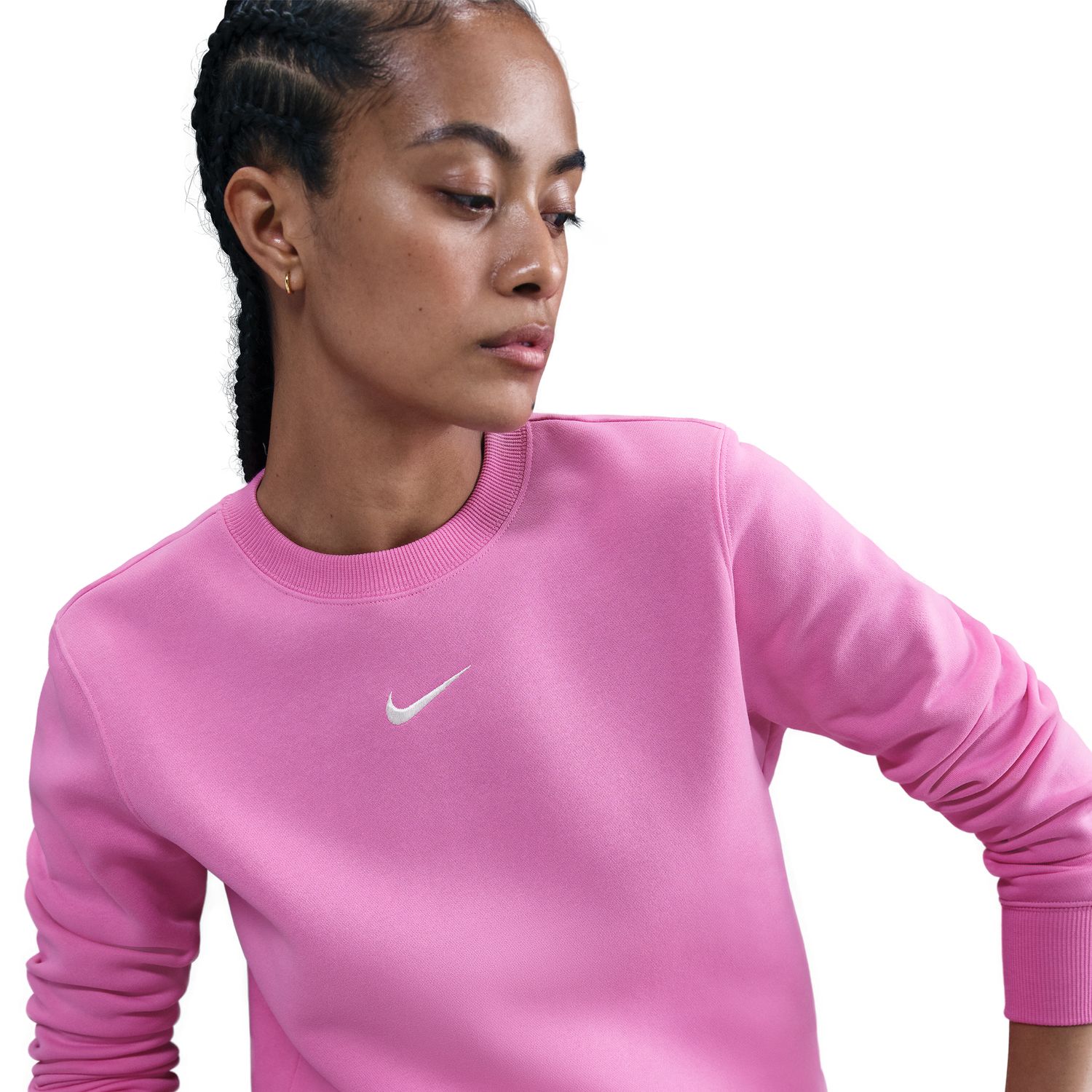 Sweatshirt de Mulher Sportswear Phoenix Fleece Rosa-4