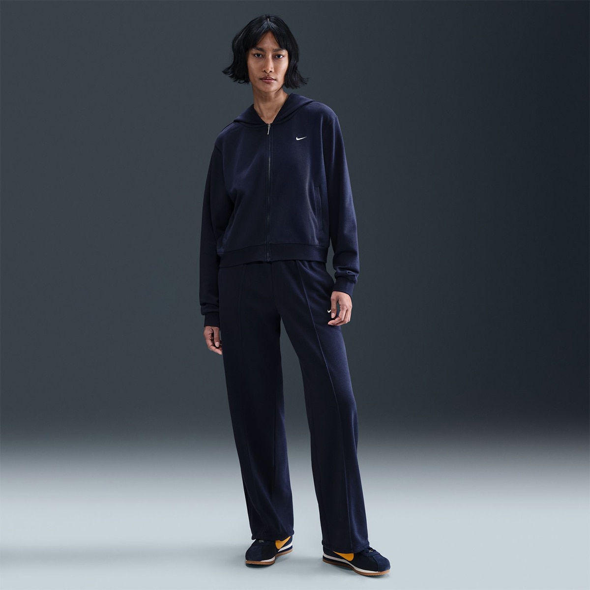 Sweatshirt de Mulher Sportswear Chill Terry Azul-marinho-5