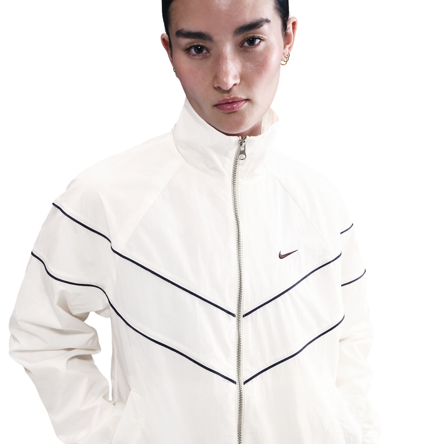 Sweatshirt de Mulher Windrunner Branco-3