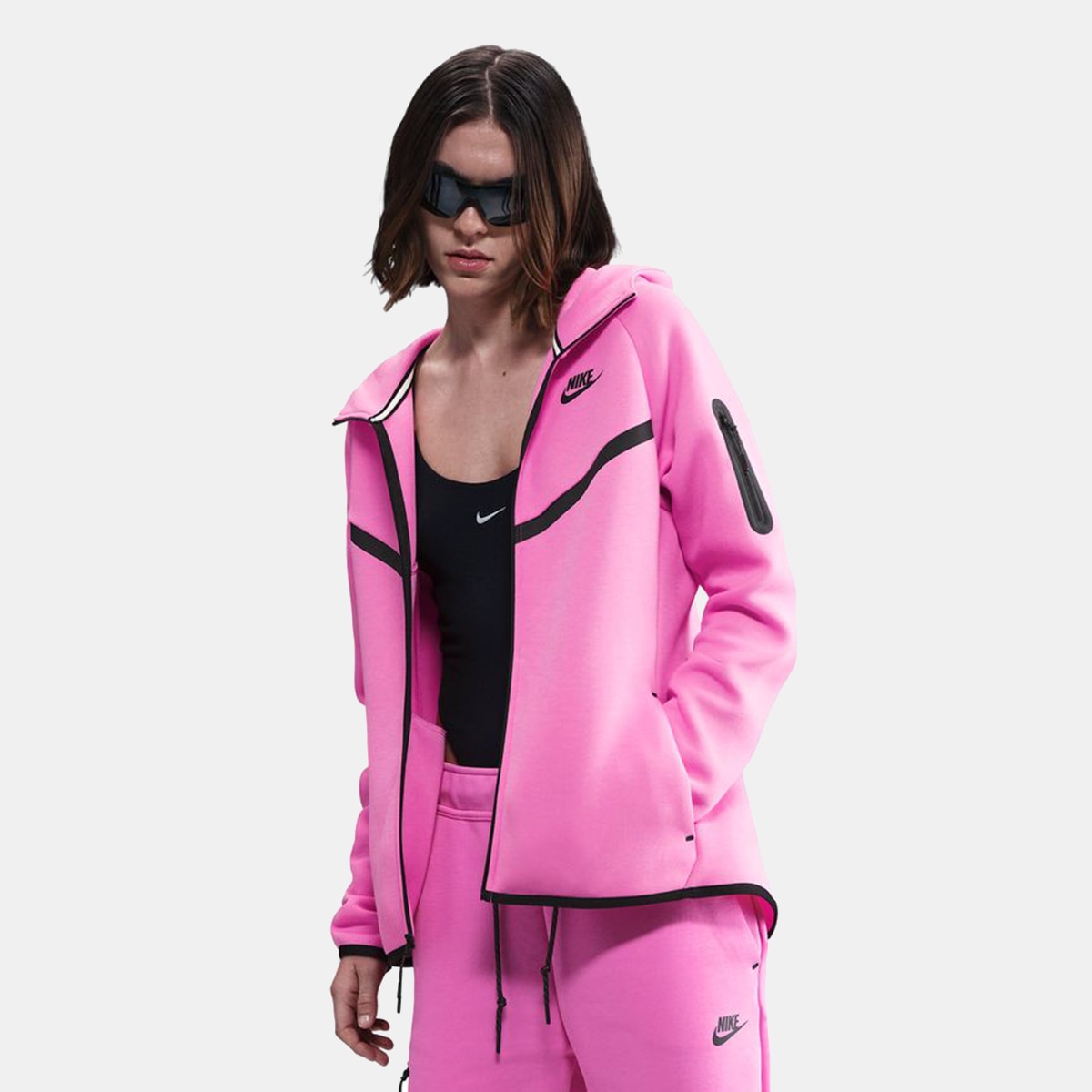 Sweatshirt Sportswear Tech Fleece Windrunner Rosa-1