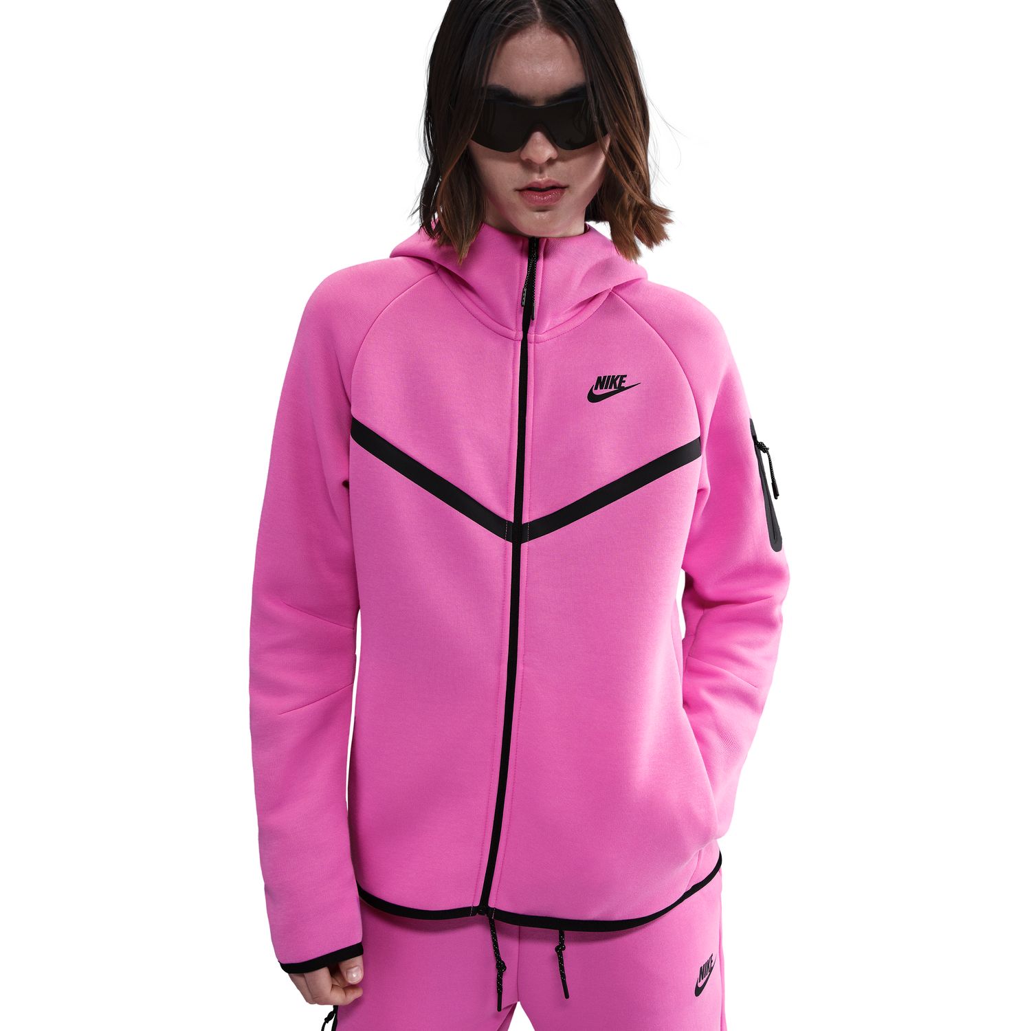 Sweatshirt Sportswear Tech Fleece Windrunner Rosa-3
