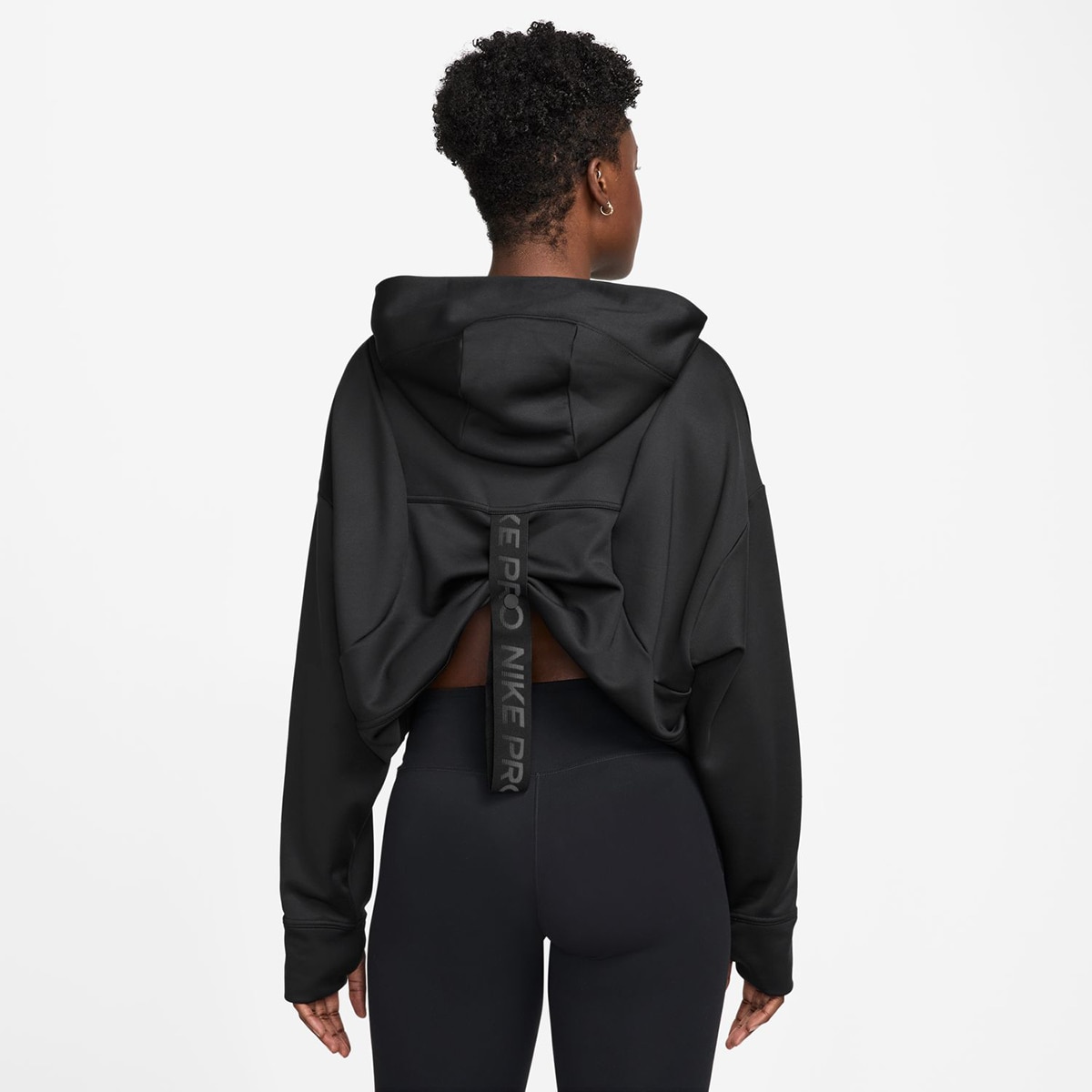 Sweatshirt de mulher Pro Nike Preto-2