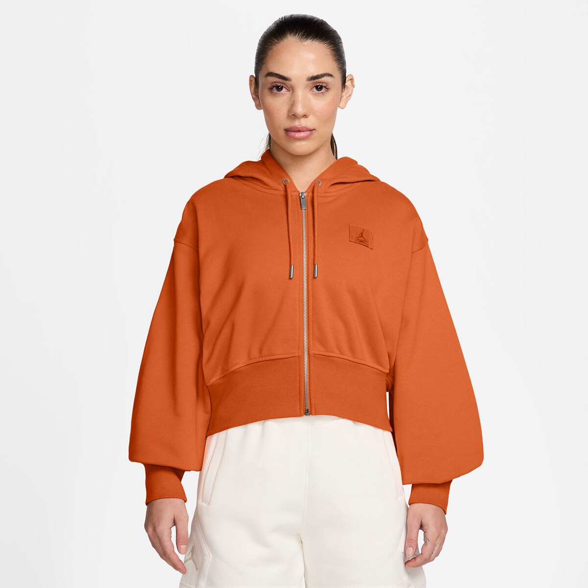 Sweatshirt de Mulher Flight Fleece Laranja-1