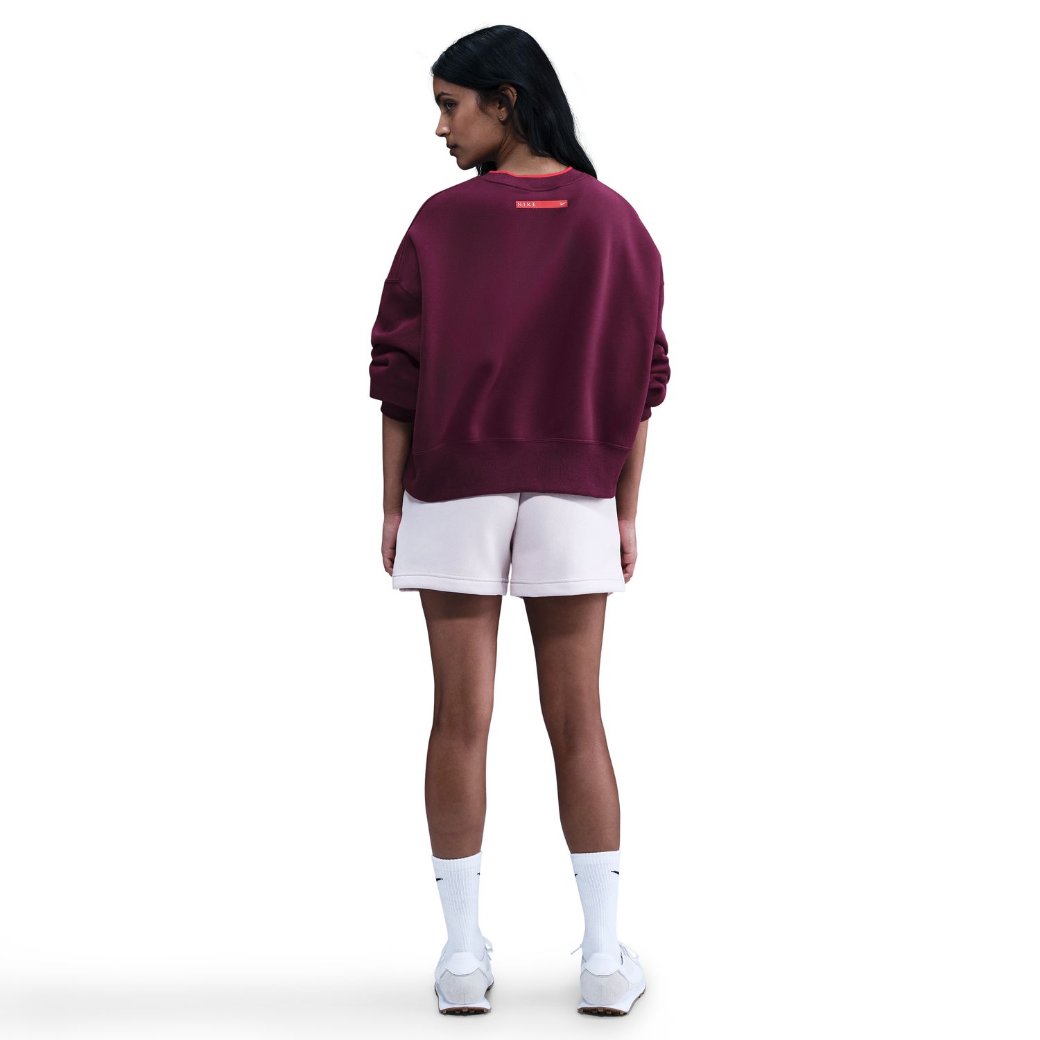 Sweatshirt de Mulher Sportswear Phoenix Fleece Bordeaux-2