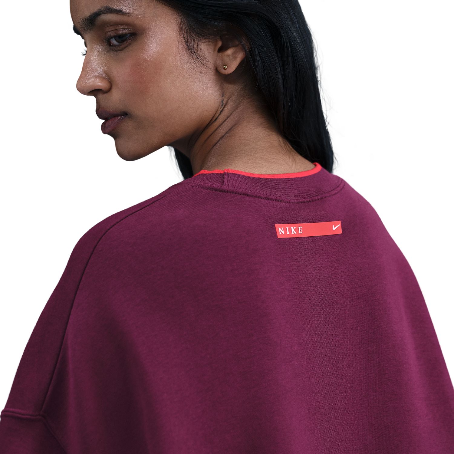 Sweatshirt de Mulher Sportswear Phoenix Fleece Bordeaux-4
