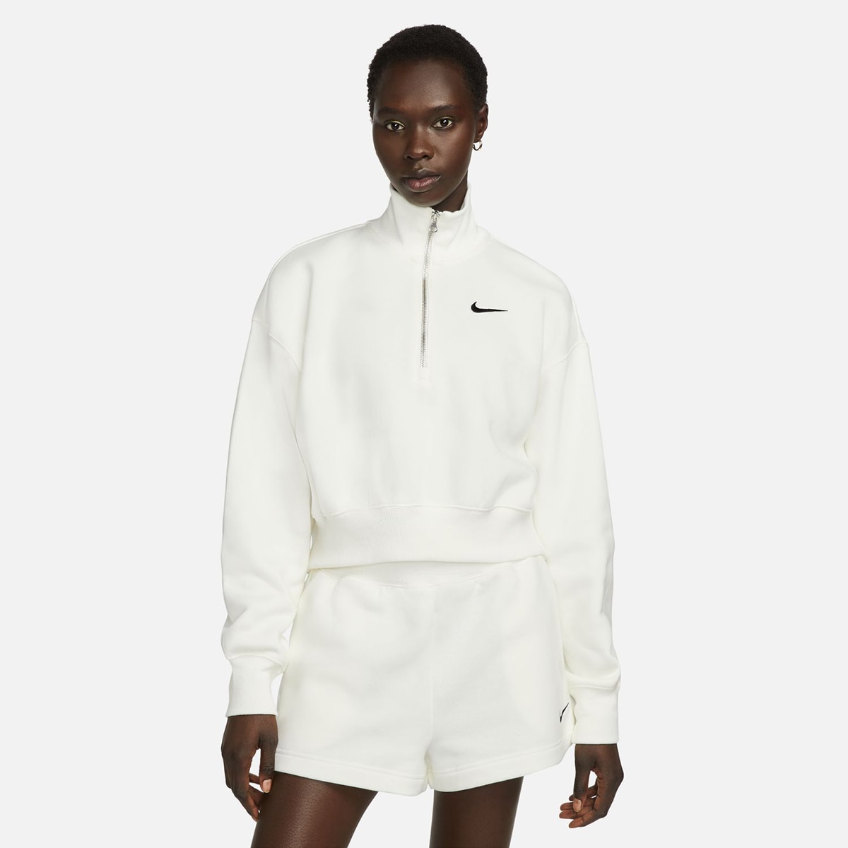 Sweatshirt de Mulher Sportswear Phoenix Fleece Bege-1