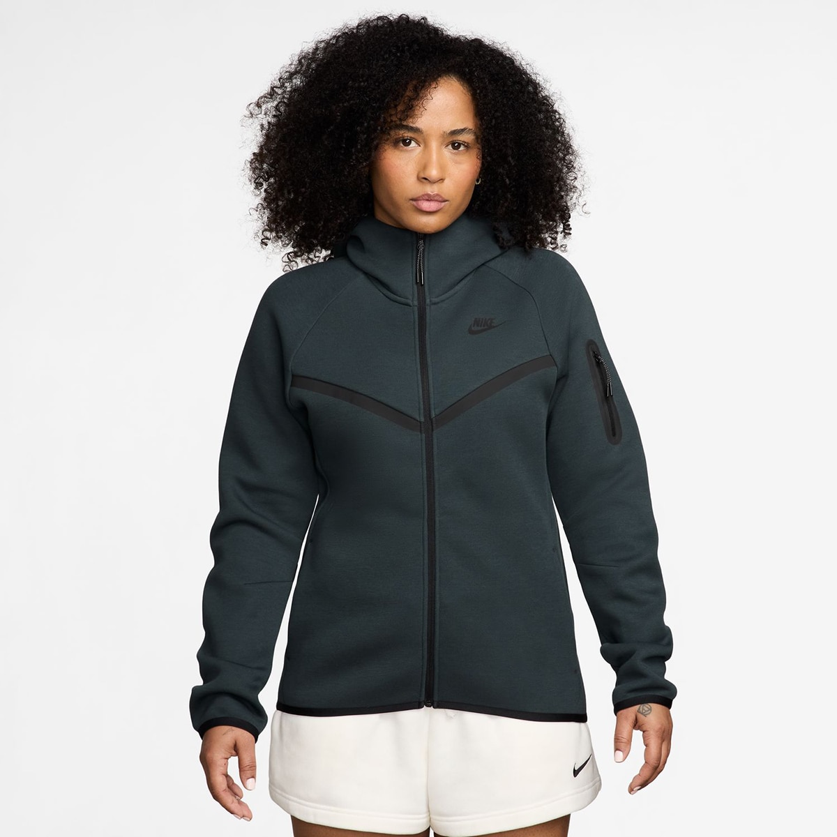 Sweatshirt Sportswear Tech Fleece Windrunner Verde-1