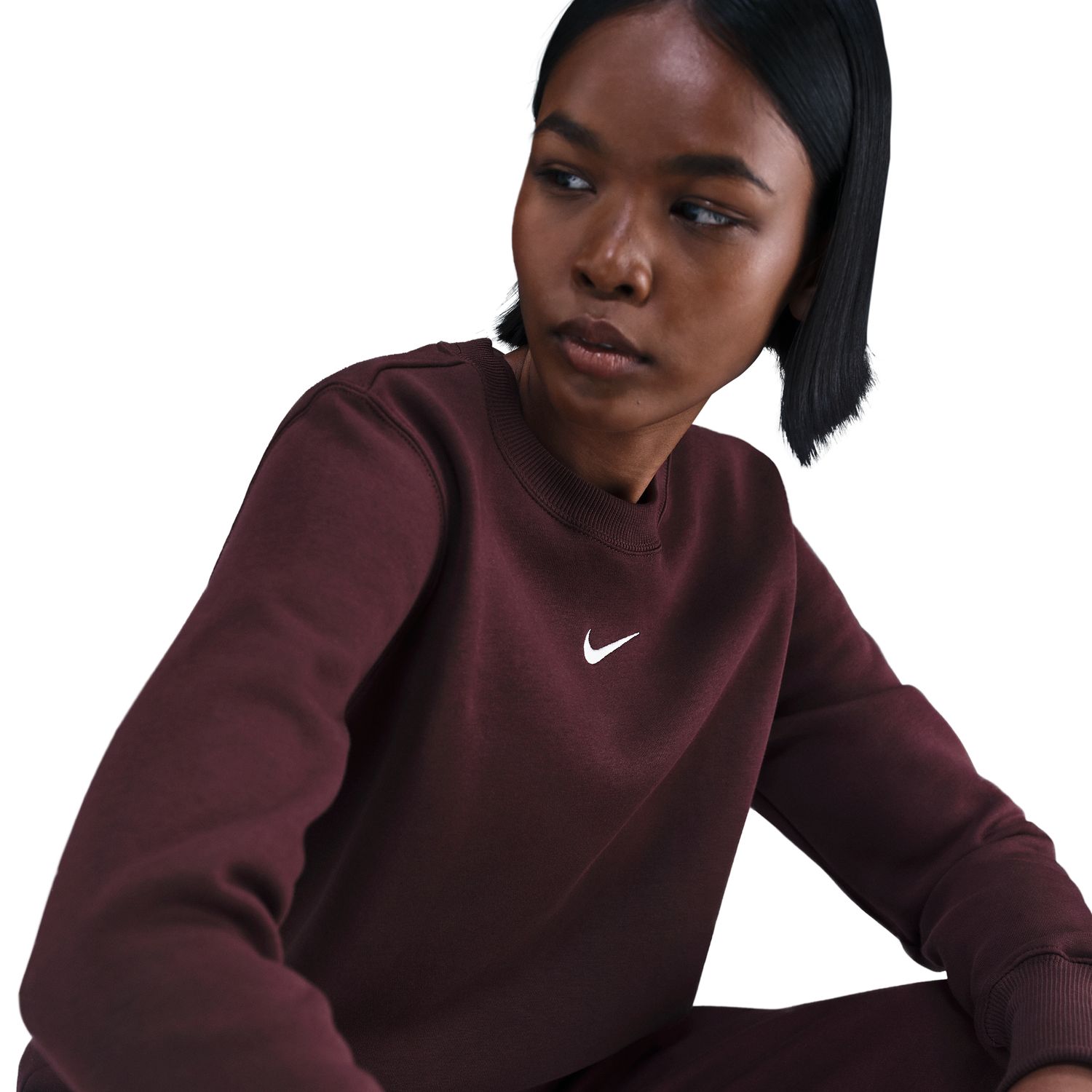Sweatshirt de Mulher Sportswear Phoenix Fleece Bordeaux-5