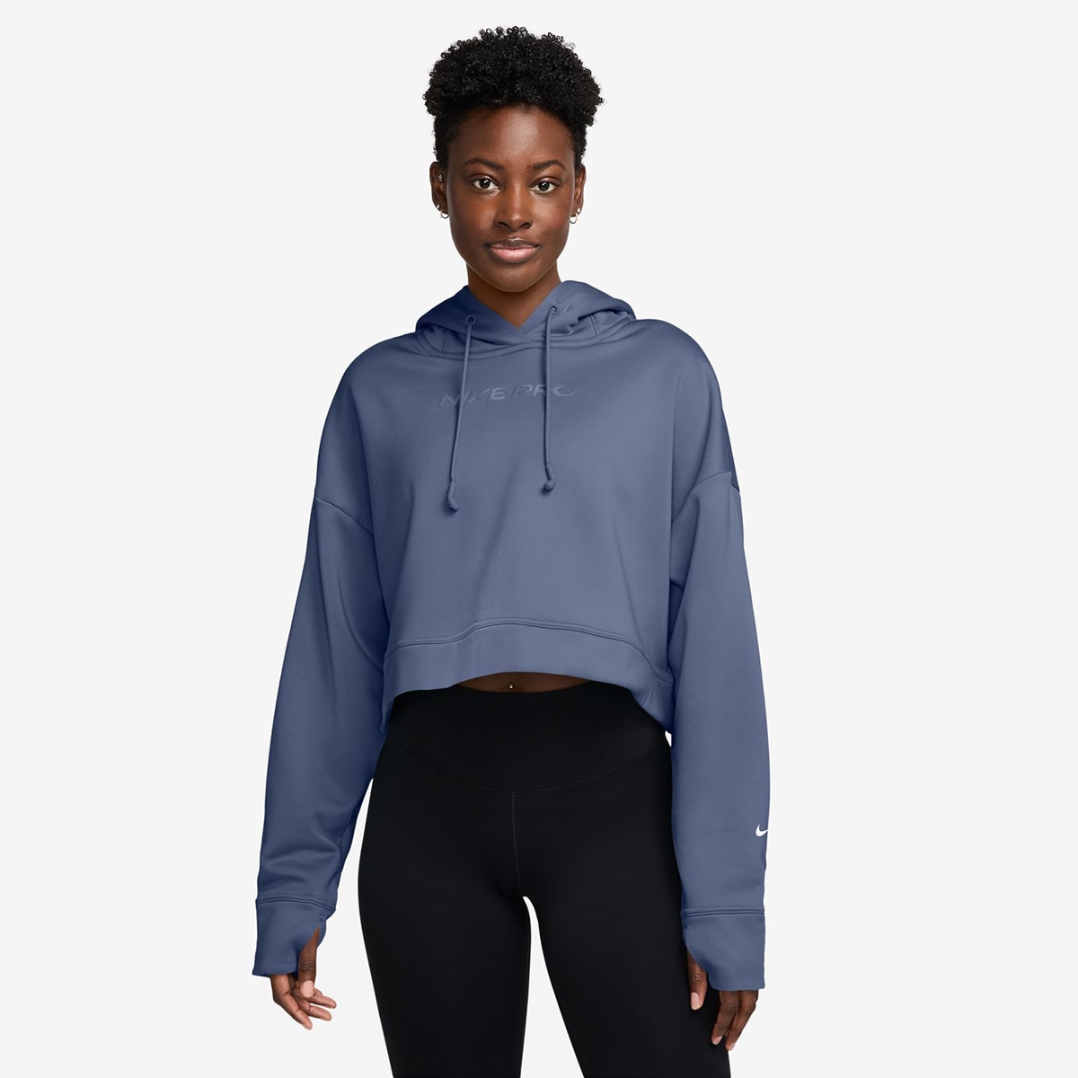 Sweatshirt de mulher Pro Nike Azul-1