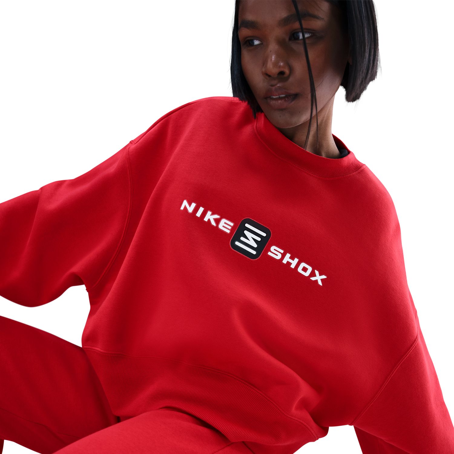 Sweatshirt de Mulher Shox Phoenix Fleece Vermelho-5