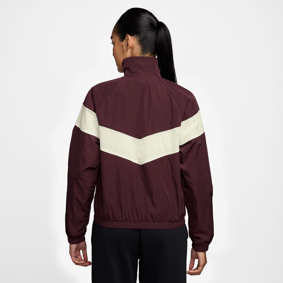 Sweatshirt de Mulher Windrunner Bordeaux-2