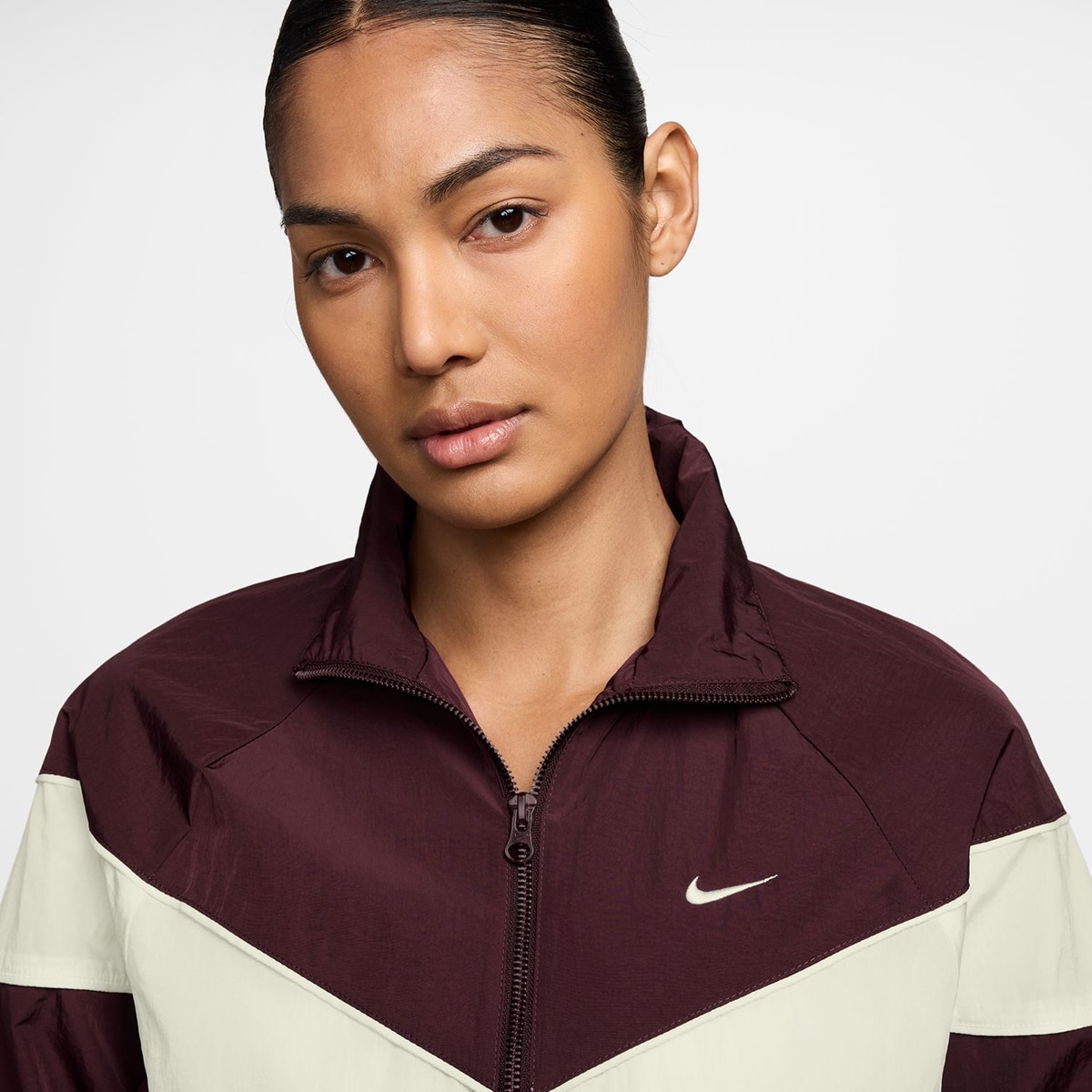 Sweatshirt de Mulher Windrunner Bordeaux-3