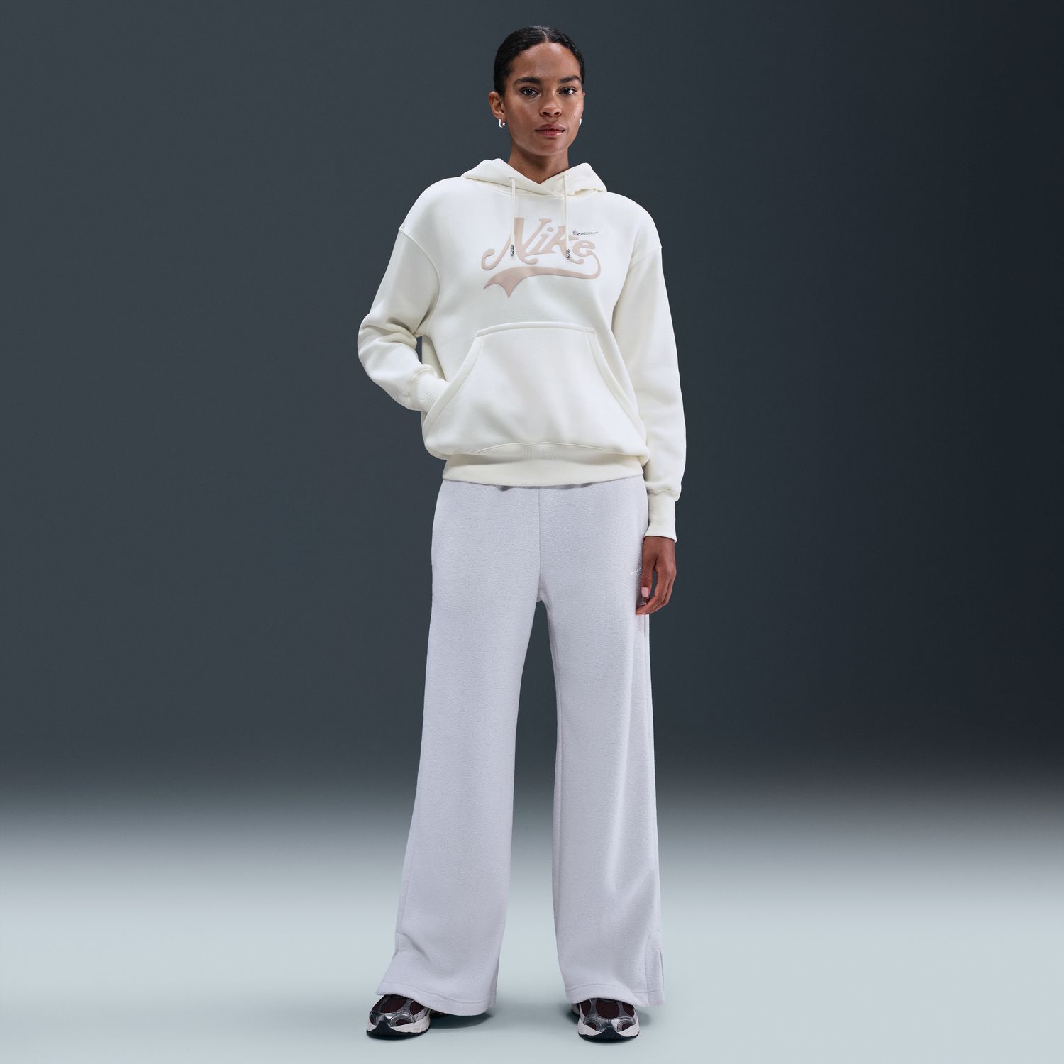 Sweatshirt de Mulher Phoenix Fleece Shine Hoody Branco-4