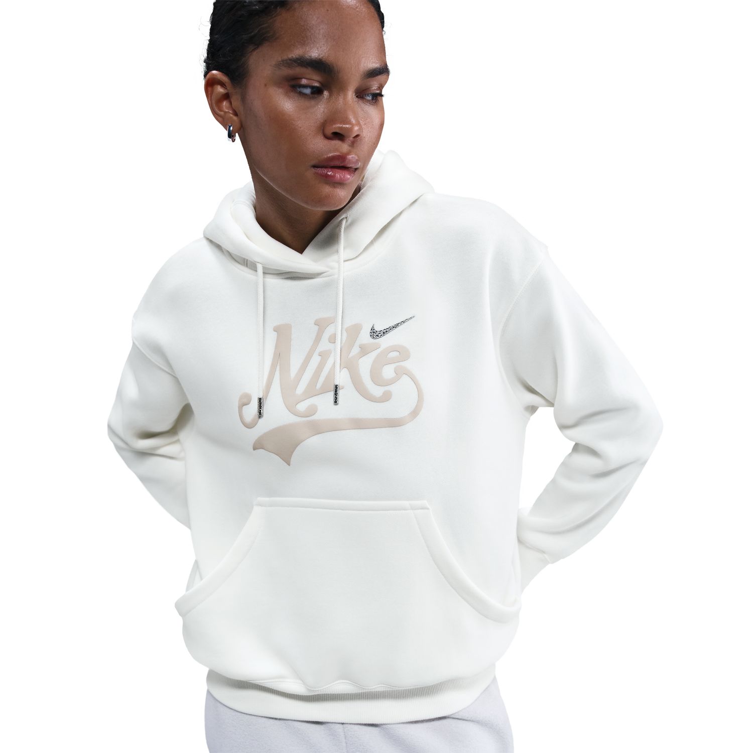 Sweatshirt de Mulher Phoenix Fleece Shine Hoody Branco-5
