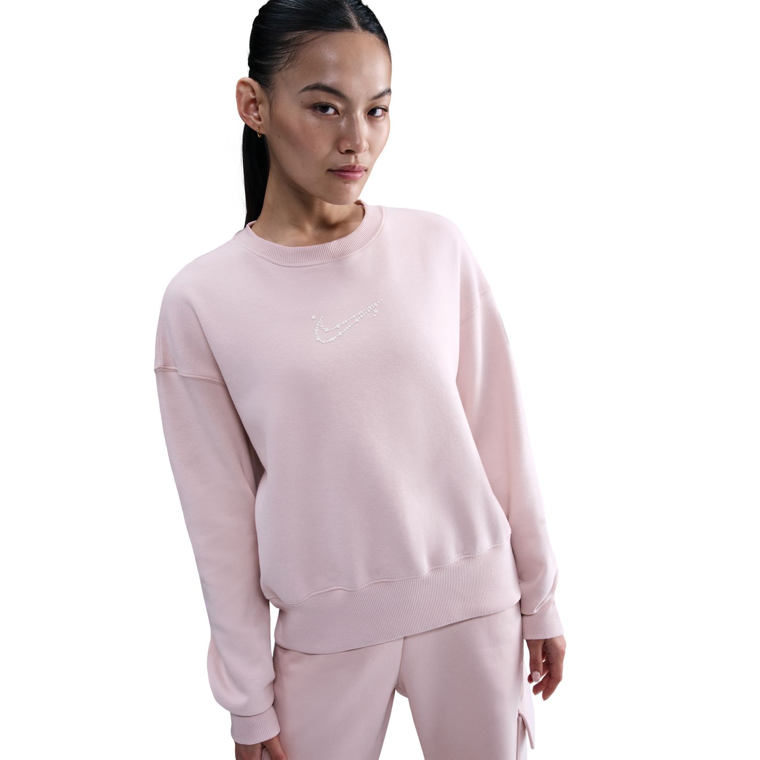 Sweatshirt de Mulher Phoenix Fleece Crew Rosa-1