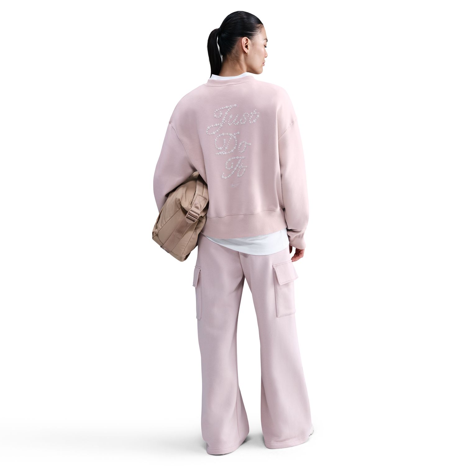 Sweatshirt de Mulher Phoenix Fleece Crew Rosa-2