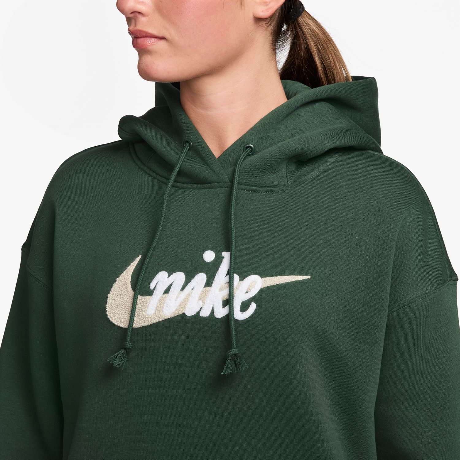 Sweatshirt de Mulher Phnx Flc Os Logo Hdy Verde-3