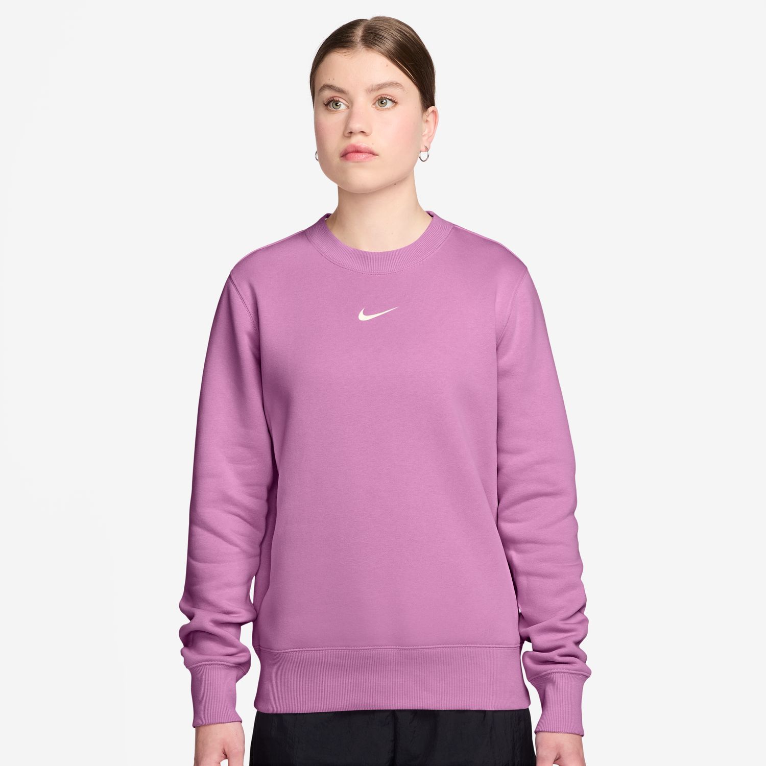 Sweatshirt de Mulher Sportswear Phoenix Fleece Roxo-1