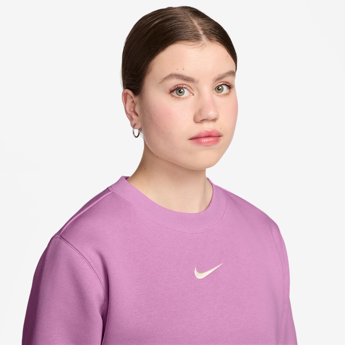 Sweatshirt de Mulher Sportswear Phoenix Fleece Roxo-3