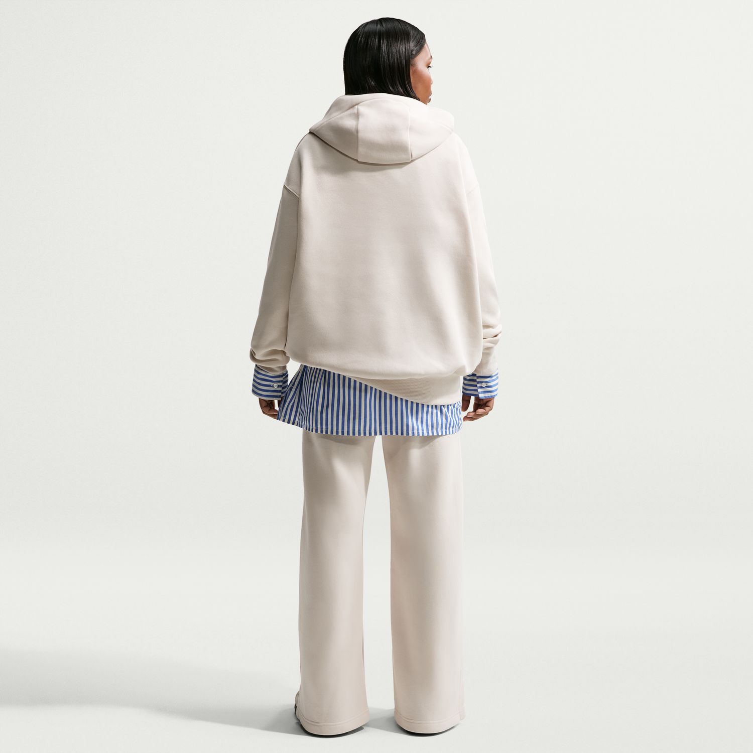 Sweatshirt de Mulher Phnx Flc Os Logo Hdy Branco-2