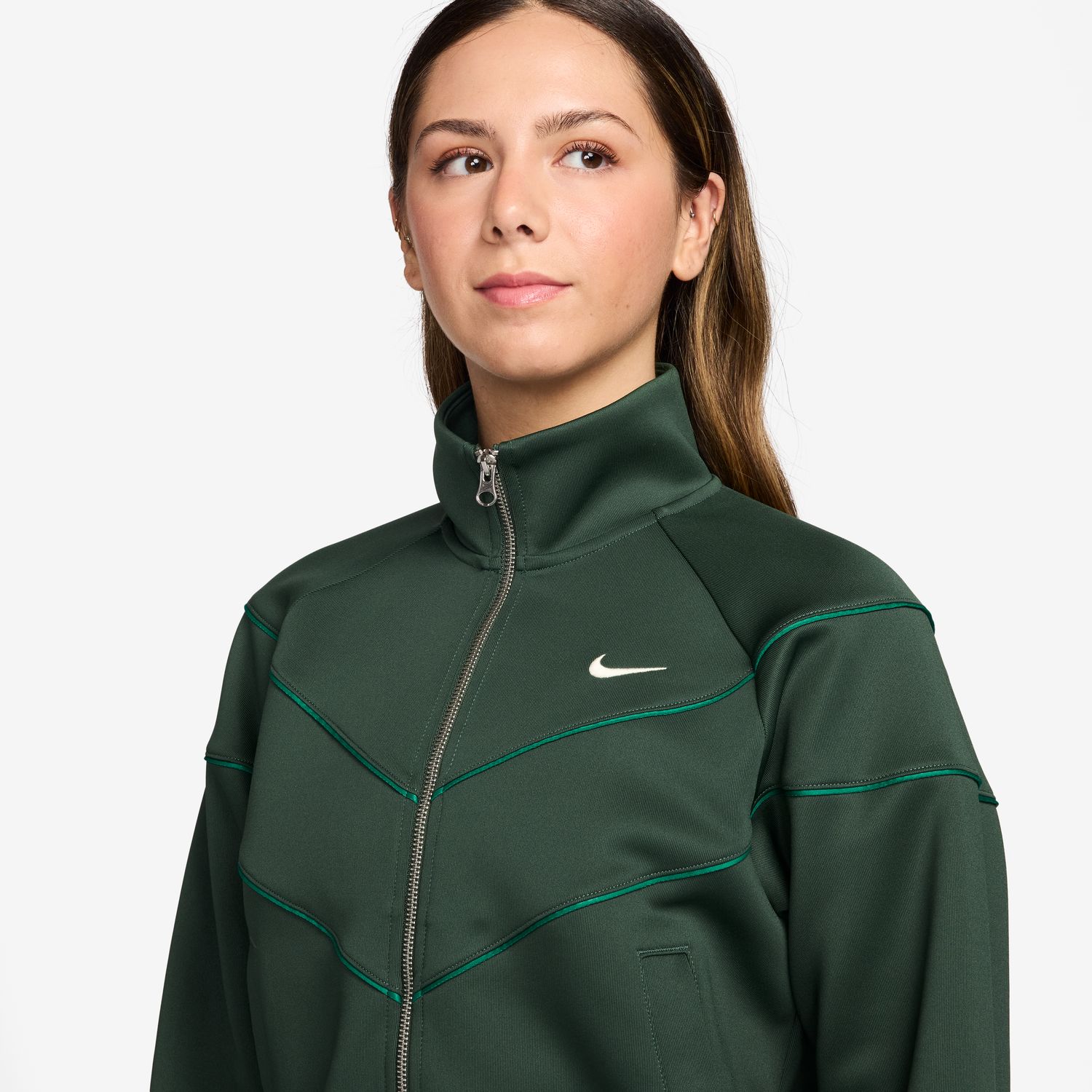 Sweatshirt de Mulher Sportswear Windrunner Verde-3