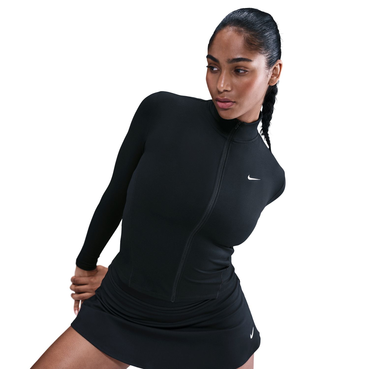 Casaco de Mulher W Nk One DF Fz Fitted Jkt Preto-5