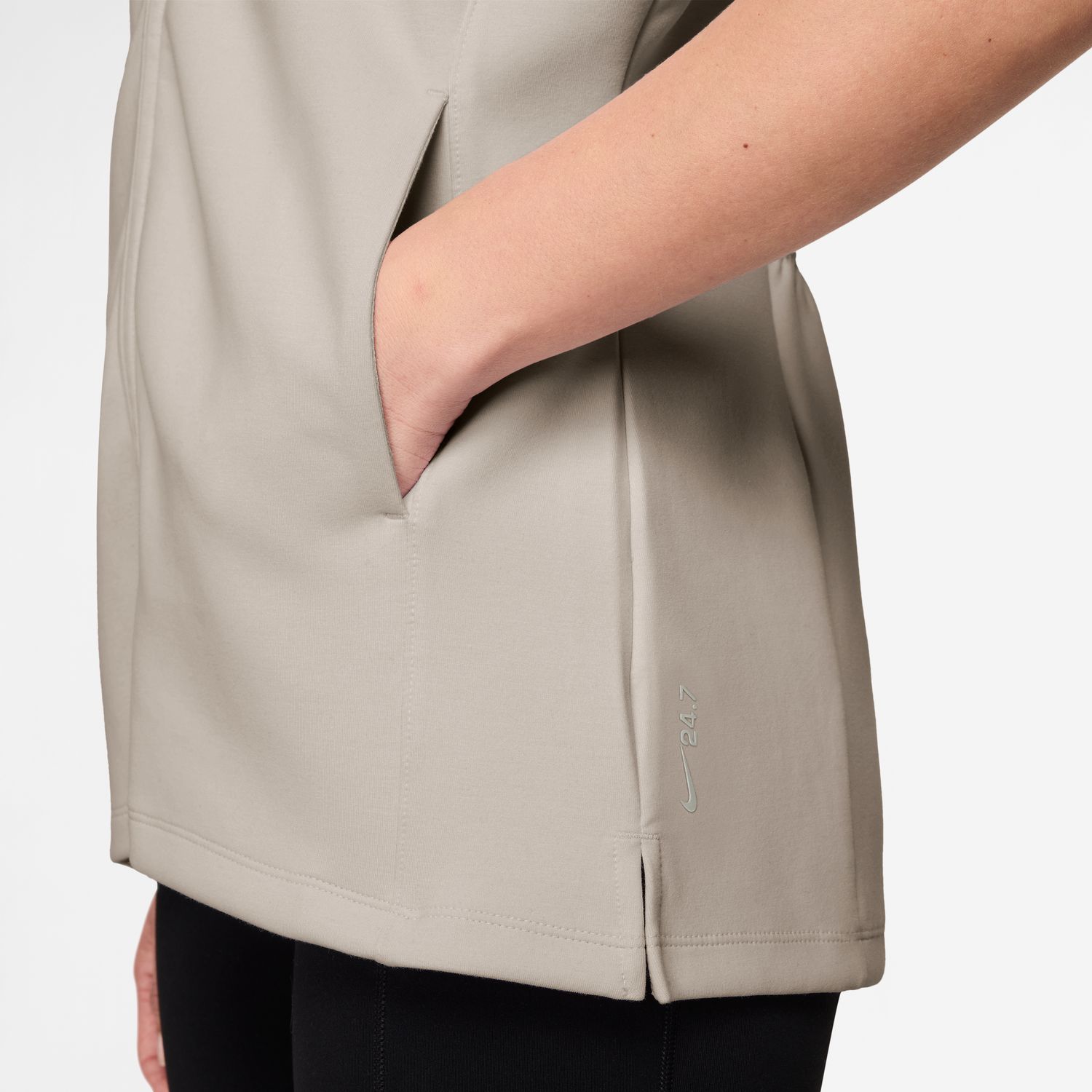 Vestido de Mulher W 24.7 ImpossiblySoft Fz Tunic Castanho-3