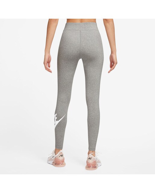 Leggings Casual Sportswear Classics Women's High-Waisted Graphic Leggings de Mulher Cinzento-2