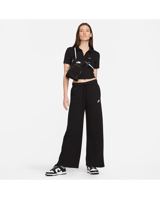 Calças de Mulher Sportswear Club Fleece Preto-5
