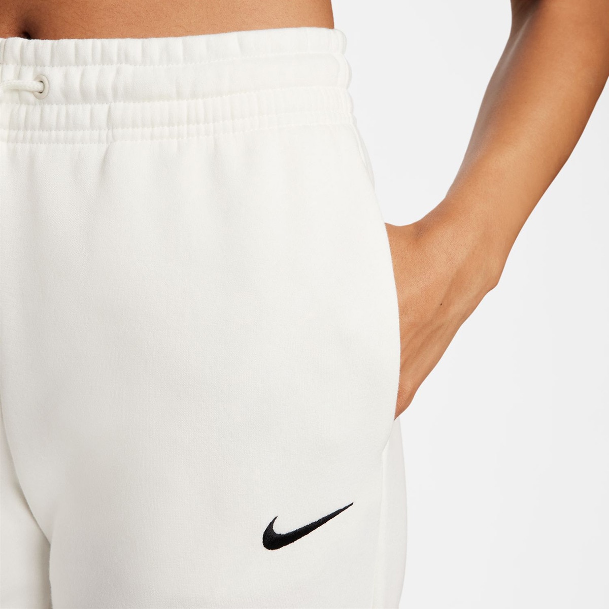 Calças de Mulher Sportswear Phoenix Fleece Branco-4
