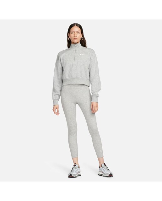 Leggings de Mulher Sportswear Classic 7/8 Cinzento-4