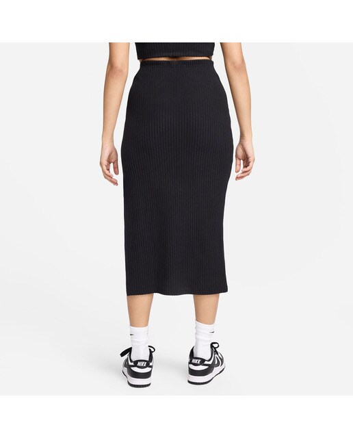 Saia de Mulher Sportswear Chill Knit Preto-2