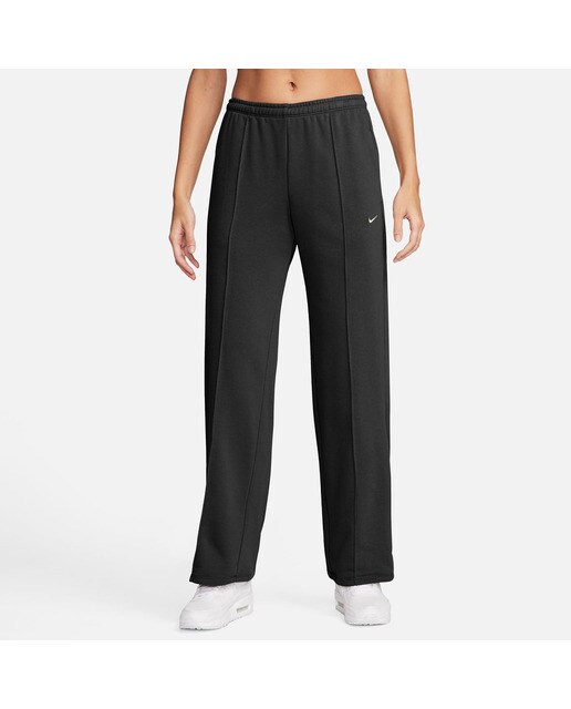 Calças de Mulher Sportswear Chill Terry Preto-1