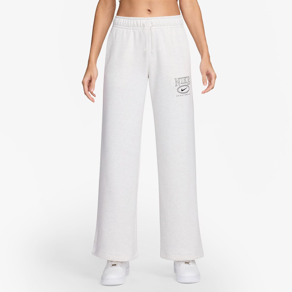Calças de Mulher Sportswear Club Fleece Cinzento-claro-1