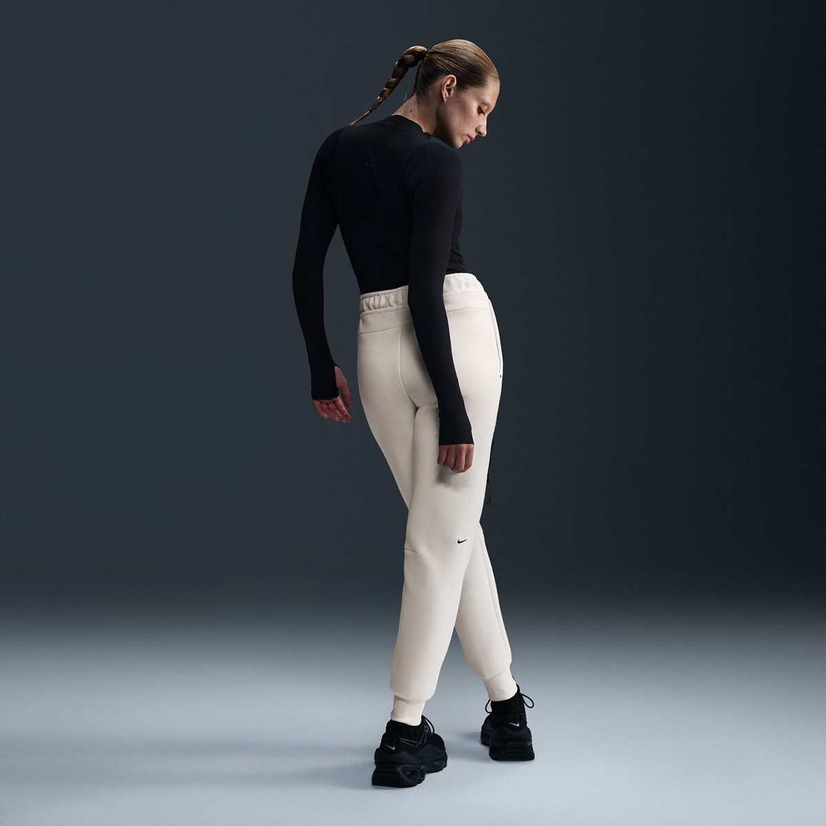 Calças de mulher Sportswear Tech Fleece Nike Branco-2